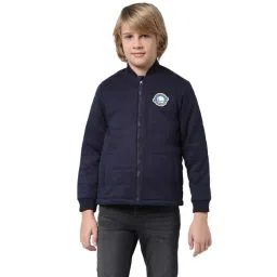 Jack & Jones Junior Navy Embroidered Full Sleeves Jacket-picture-47