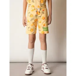 Jack & Jones Junior Orange Printed Shorts-picture-37
