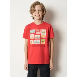Jack & Jones Junior Red Printed T-Shirt-picture-34