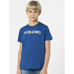 Jack & Jones Junior Royal Blue Graphic Print T-Shirt-picture-16