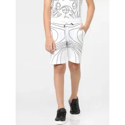 Jack & Jones Junior White Printed Shorts-picture-43