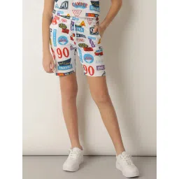 Jack & Jones Junior White Printed Shorts-picture-21