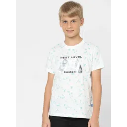 Jack & Jones Junior White Printed T-Shirt-picture-25