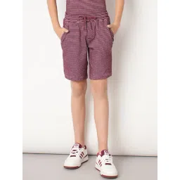 Jack & Jones Junior Wine Self Design Shorts-picture-13