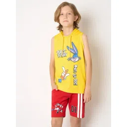 Jack & Jones Junior Yellow Graphic Print T-Shirt-picture-34