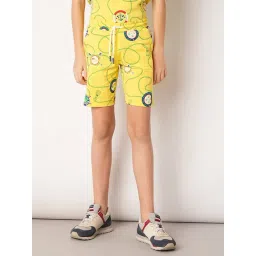 Jack & Jones Junior Yellow Printed Shorts-picture-47