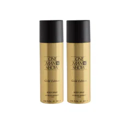 JACQUES BOGART Men Set of 2 One Man Show Gold Deodorant Body Spray - 200 ml Each-picture-21