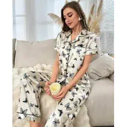 jade & julie Women Printed Shirt & Pyjamas Set-picture-15