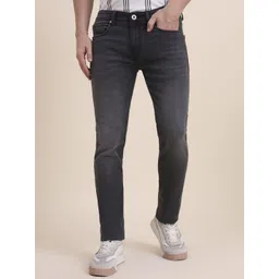 JADE BLUE Men Slim Fit Low-Rise Light Fade Cotton Stretchable Jeans-picture-36