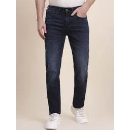 JADE BLUE Men Straight Fit Mid-Rise Light Fade Jeans-picture-18