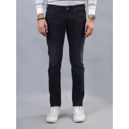 JadeBlue Black Cotton Slim Fit Faded Jeans-picture-25