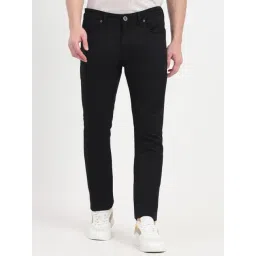 JadeBlue Black Cotton Slim Fit Jeans-picture-30
