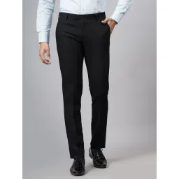 JadeBlue Black Slim Fit Trousers-picture-19