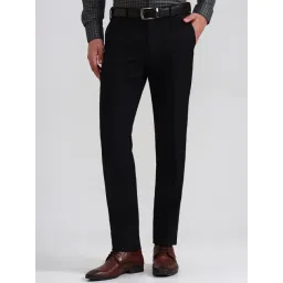 JadeBlue Black Slim Fit Trousers-picture-19