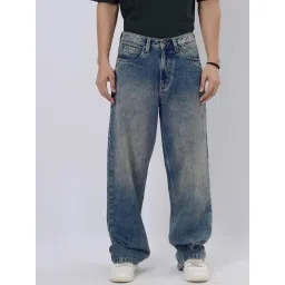 JadeBlue Light Blue Cotton Relaxed Fit Faded Jeans-picture-24