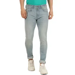 JadeBlue Light Blue Cotton Slim Fit Jeans-picture-26
