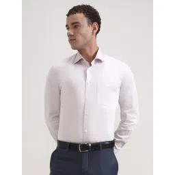 JadeBlue Light Pink Cotton Slim Fit Shirt-picture-27