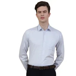 JadeBlue White Cotton Regular Fit Striped Shirt-picture-32