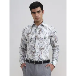 JadeBlue White Regular Fit Printed Shirt-picture-32