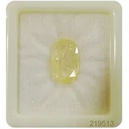 jagdamba gems Men's Yellow Sapphire Certified Loose Precious Pukhraj Stone 9.33 Carat 10.25 Ratti AAA+Quality Gemstone (Yellow)-picture-32