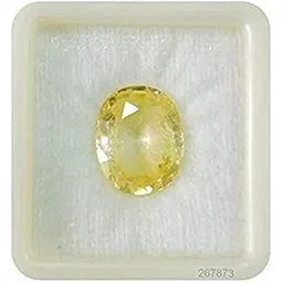 jagdamba gems Yellow Sapphire Ceylon Quality 9.55 Carat 10.25 Ratti Pukhraj Gemstone 100 Certified Natural Gemstone AA+ Quality-picture-31