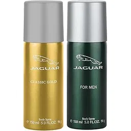 Jaguar Classic Gold + For Men Deo Combo Set 300ml (Pack of 2) For Him-picture-34