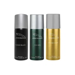 JAGUAR Men Set of 3 Classic Gold Classic Black Deodorant - 150 ml each-picture-31