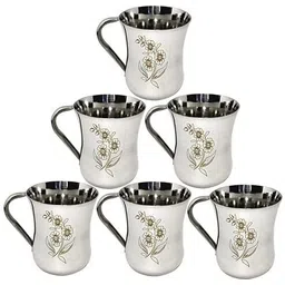 jai shri sons Pack of 6 Stainless Steel-picture-30