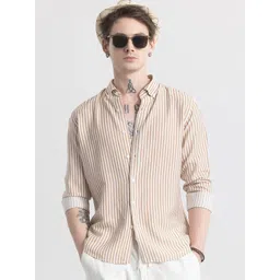 JAI TEXTILES Men Classic Slim Fit Striped Casual Shirt-picture-18