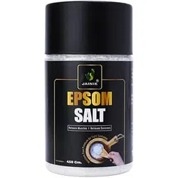 jainik Epsom Salt For Muscle Relief, Relieves Aches Pain | Bath salt for Relaxation | Refreshing Body | Joint Soreness and Tired Muscles | No Color Added 450gm-picture-46