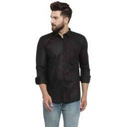 Jainish Black Cotton Regular Fit Shirt-picture-44