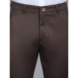 Jainish Brown Tapered Fit Trousers image 5