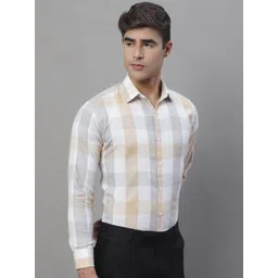 JAINISH Classic Buffalo Checked Pure Cotton Formal Shirt-picture-28