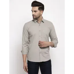 Jainish Grey Regular Fit Shirt-picture-27
