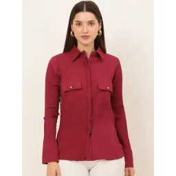 Jainish Maroon Regular fit Shirt-picture-38