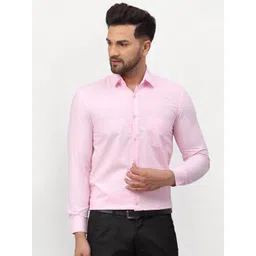 JAINISH Men Pink Comfort Regular Fit Cotton Formal Shirt-picture-33