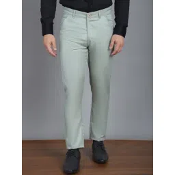 Jainish Sage Tapered Fit Trousers-picture-42