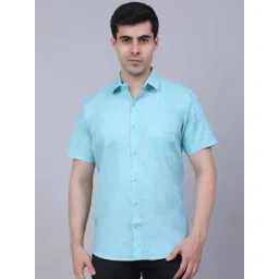 Jainish Sky Blue Regular Fit Shirt-picture-45