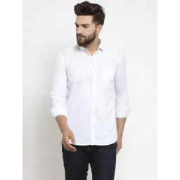Jainish White Cotton Slim Fit Shirt-picture-37