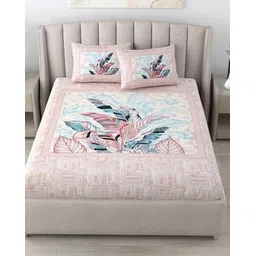 jaipur fabric 180 TC Printed Bedsheet with Pillow Covers-picture-28