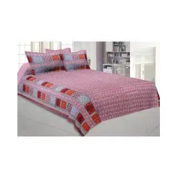 jaipur fabric 240 TC Printed Bedsheet with Pillow Covers-picture-35