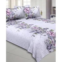 jaipur fabric 240 TC Printed Cotton Double Bedsheet with Pillow Covers-picture-22