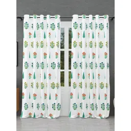 JAIPUR FABRIC Sea Green & White Floral Window-picture-39