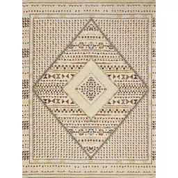 JAIPUR FABRIC Yellow Geometric 180 TC King Bedsheet with 2 Pillow Covers image 2