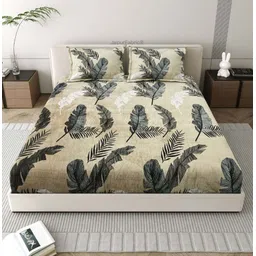 Woolen King Flat 300 TC Motifs Bedsheet-image-39