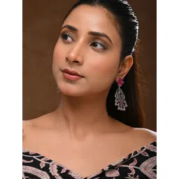 Jaipur Folk Geometric Drop Earrings-picture-39