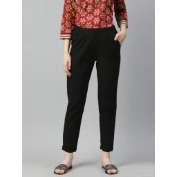 Jaipur Kurti Black Cotton Pants-picture-20