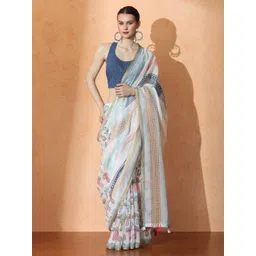 Jaipur Kurti Floral Designer Saree-picture-41