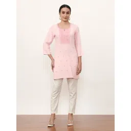 Jaipur Kurti Pink Embroidered Kurta-picture-39
