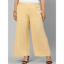 Jaipur Kurti Women Beige Palazzos-picture-17